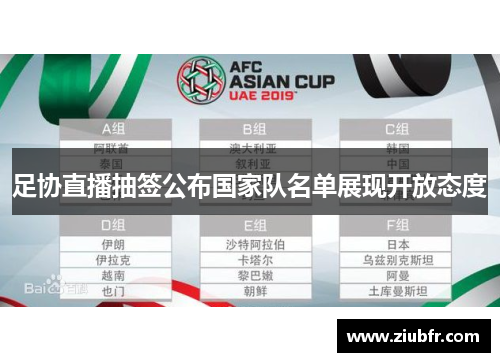 足协直播抽签公布国家队名单展现开放态度